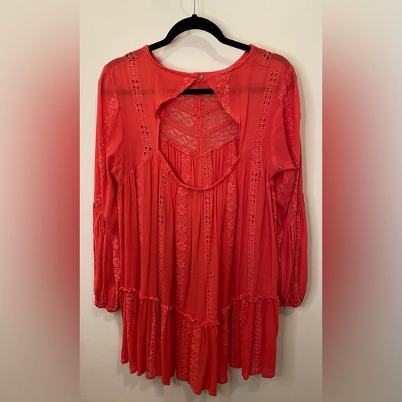 Pink Free people flowy tunic - Picture 2 of 2